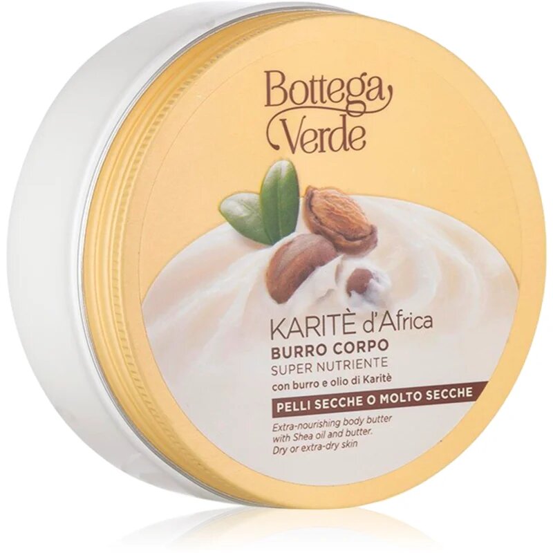 Bottega Verde Karitè d'Africa подхранващо масло за тяло с масло от шеа 150 мл.
