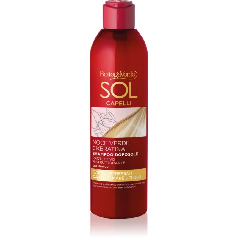Bottega Verde Sol Capelli хидратиращ и защитен шампоан след слънчеви бани 250 мл.