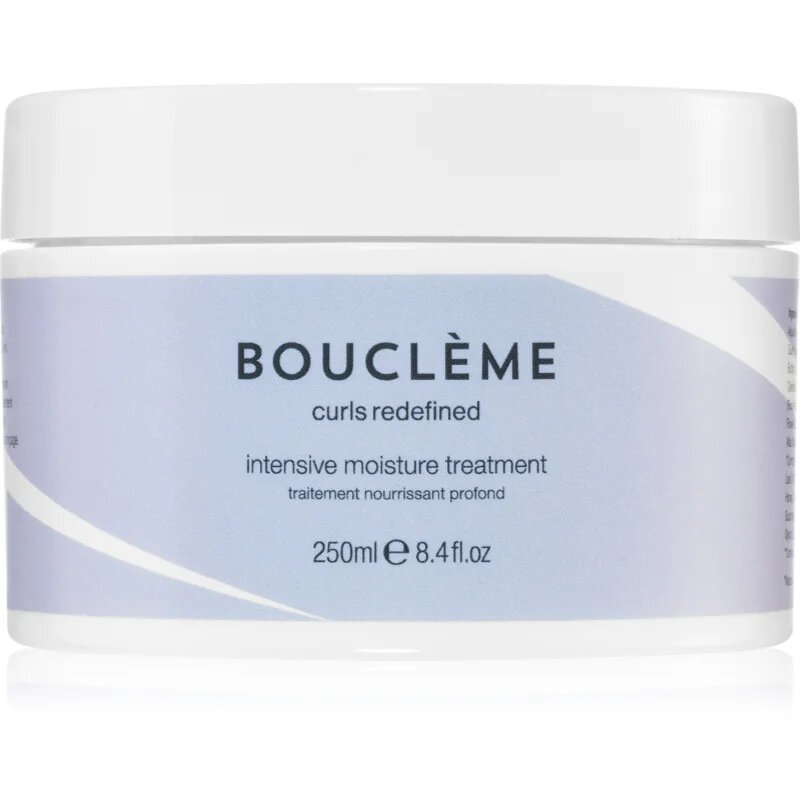 Bouclème Curl Intensive Moisture Treatment хидратираща и подхранваща грижа за блясък и еластичност на косата за чуплива и къдрава коса 250 мл.