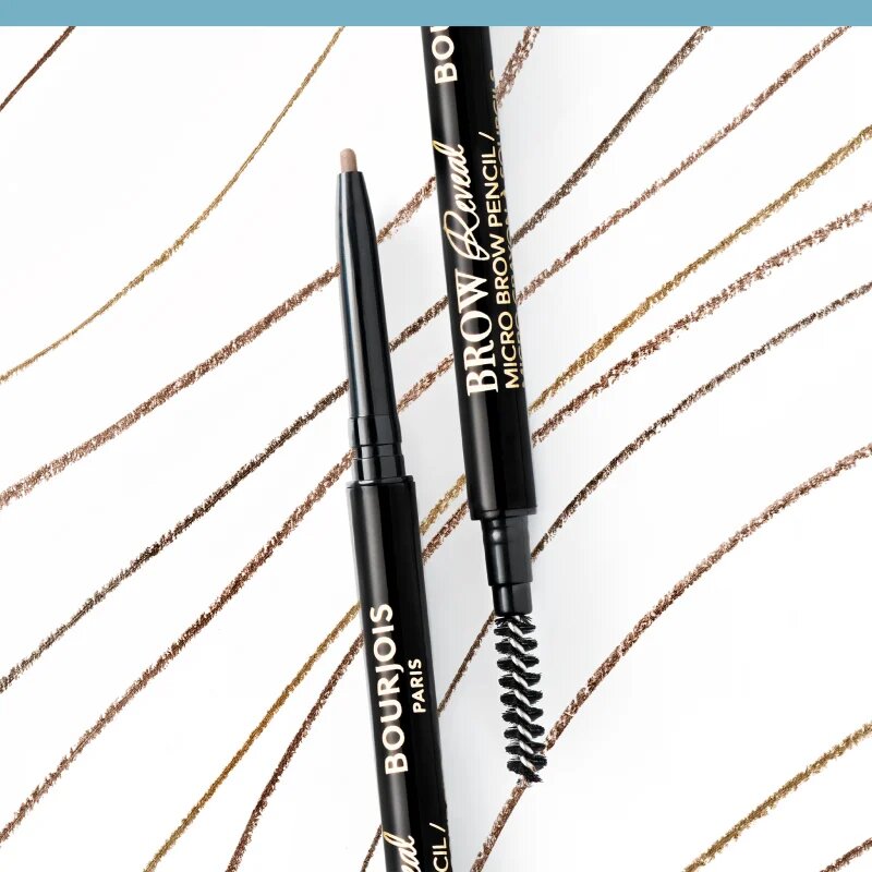 Bourjois Brow Reveal прецизен молив за вежди с четка цвят 002 Soft Brown 009 гр.