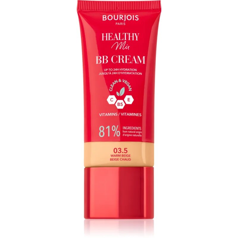 Bourjois Healthy Mix Clean & Vegan BB Cream ББ крем цвят 35 Warm Beige 30 мл.