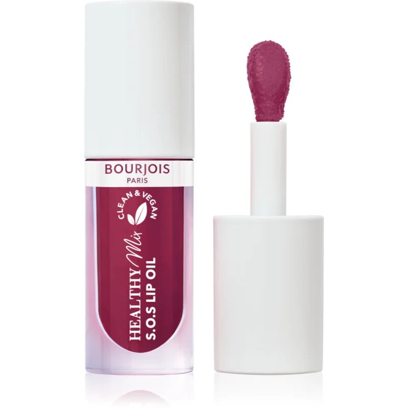 Bourjois Healthy Mix S.O.S Lip Oil масло от нар с хидратиращ ефект цвят 09 Berry Delight 4.5 гр.