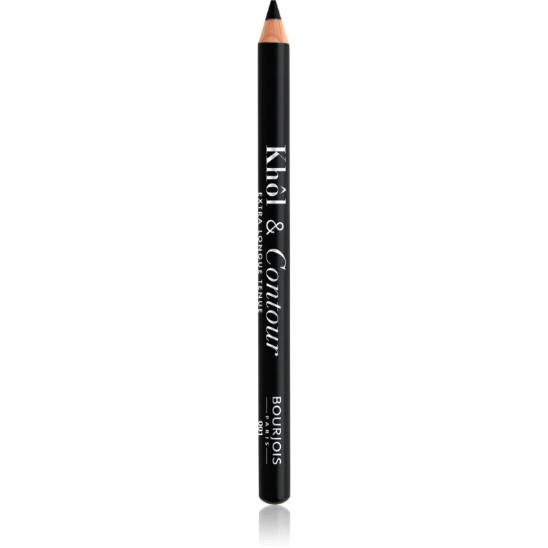 Bourjois Khôl & Contour Extra Longue Tenue дълготраен молив за очи цвят 001 Noir-issime 1.2 гр.