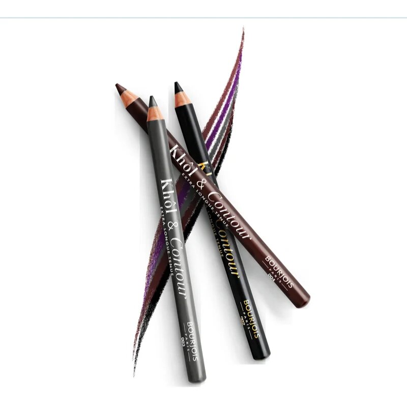 Bourjois Khôl & Contour Extra Longue Tenue дълготраен молив за очи цвят 001 Noir-issime 1.2 гр.