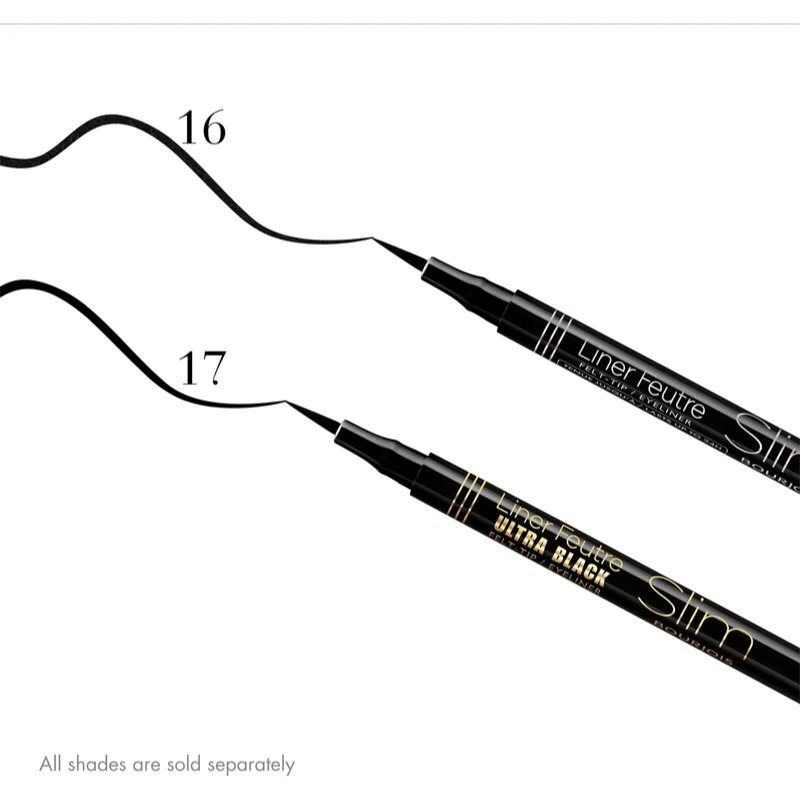 Bourjois Liner Feutre дълготраен ултра тънък маркер за очи цвят 17 Ultra Black 0.8 мл.