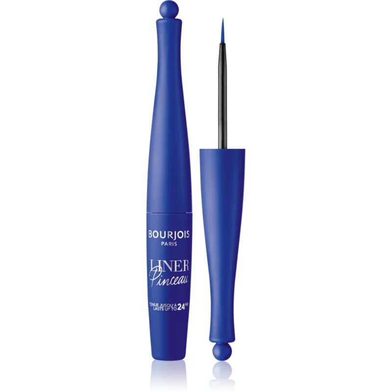 Bourjois Liner Pinceau дълготрайна очна линия цвят 04 Bleu Pop Art 25 мл.