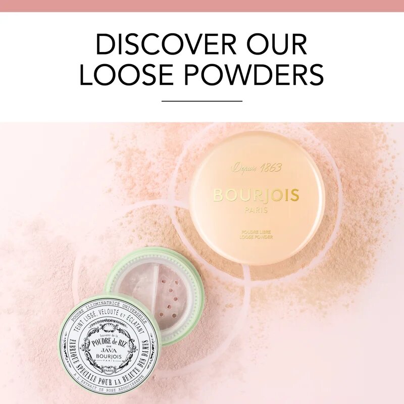 Bourjois Loose Powder насипна пудра за жени цвят 02 Rosy 32 гр.