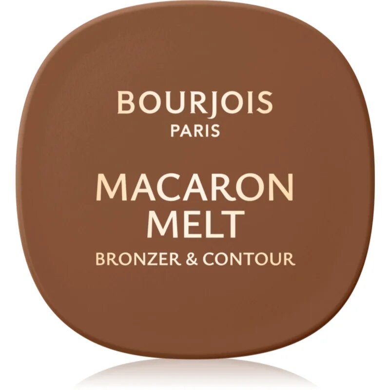 Bourjois Macaron Melt Bronzer & Contour бронзант и контурна пудра 2 в 1 цвят 03 Caramel Macchiato 5 гр.