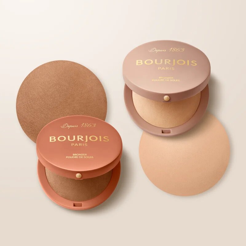 Bourjois Maxi Round Pot Bronzer бронзант цвят 001 Light Medium 7 гр.