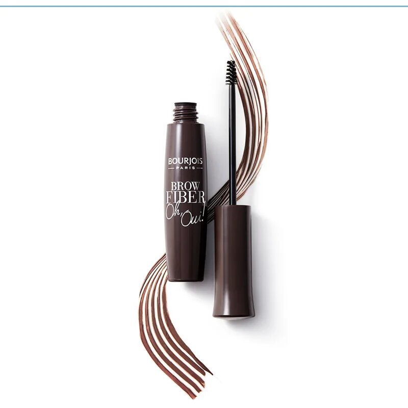 Bourjois Oh Oui! Brow Fiber спирала за вежди цвят 02 Châtain 68 мл.