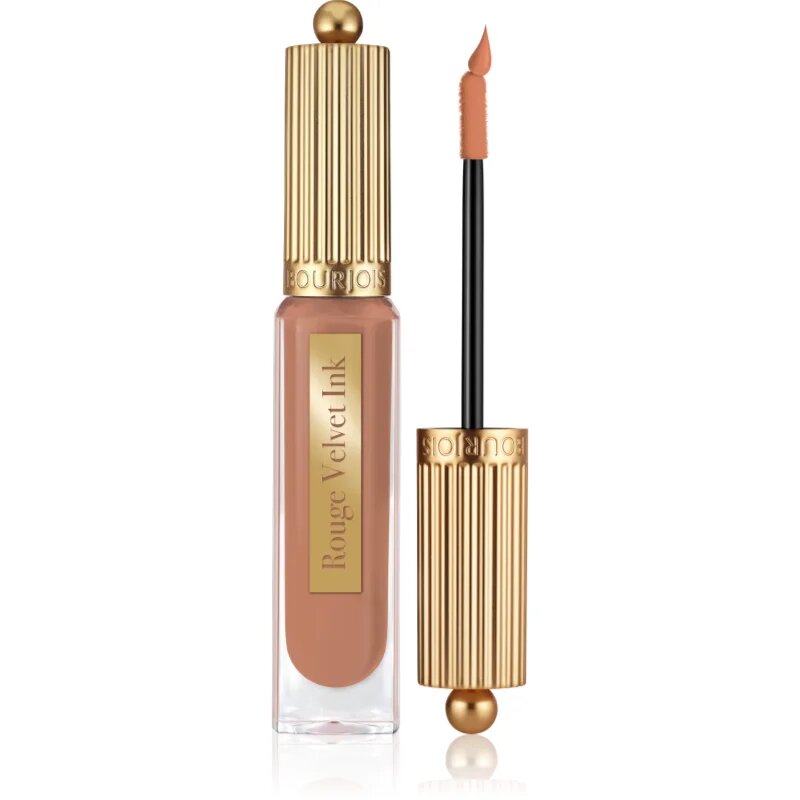 Bourjois Rouge Velvet Ink течно червило с матиращ ефект цвят 01 Beige De Jour 3.5 мл.