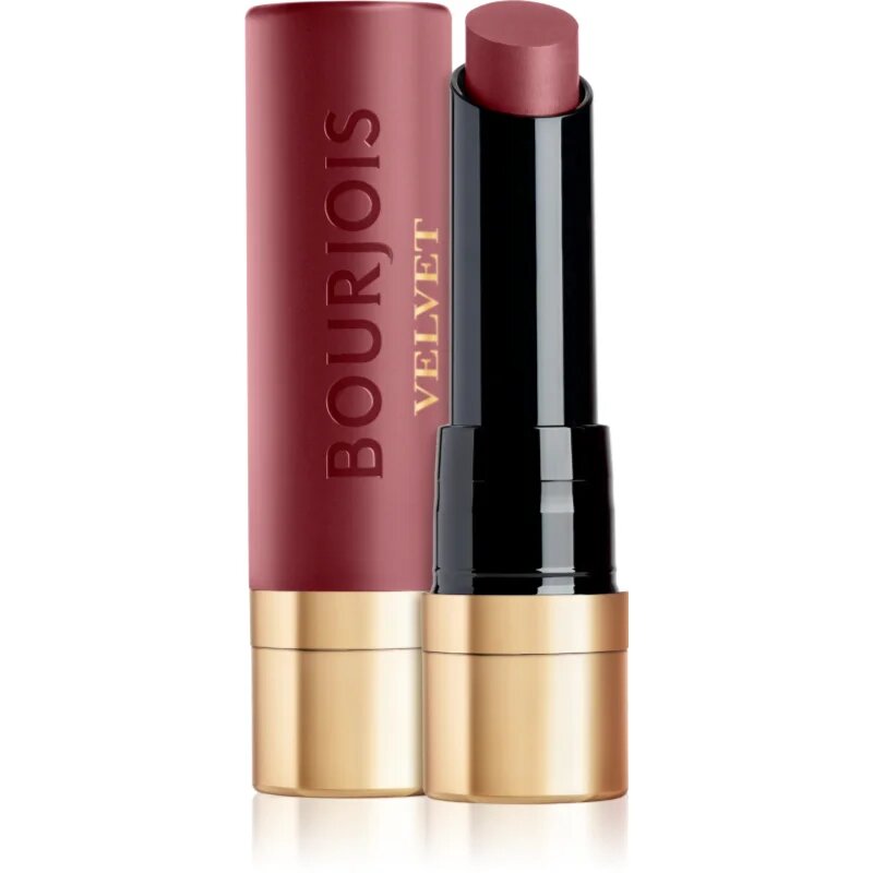 Bourjois Rouge Velvet The Lipstick дълготрайно червило с матиращ ефект цвят 52 Spicy Fig 2.4 гр.