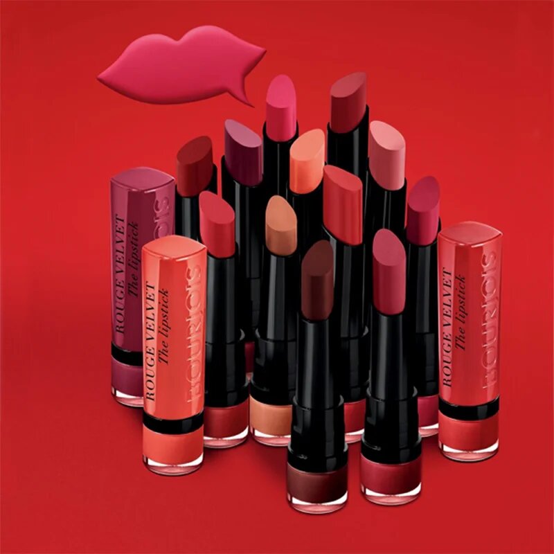Bourjois Rouge Velvet The Lipstick матиращо червило цвят 10 Magni-Fig 24 гр.