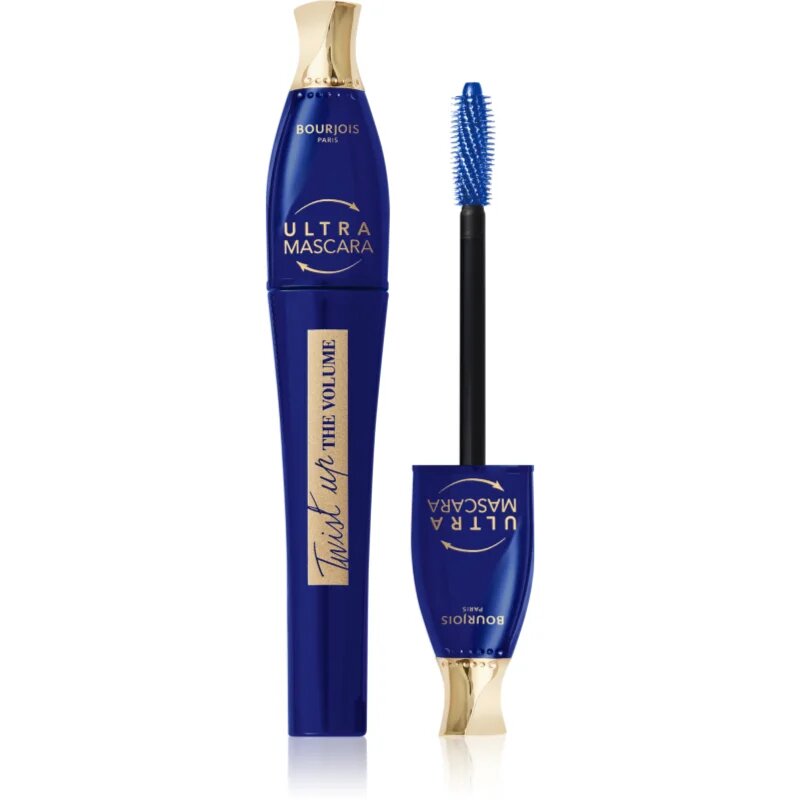 Bourjois Twist Up The Volume спирала за обем с четка 2 в 1 цвят 03 Ultra Blue 8 мл.