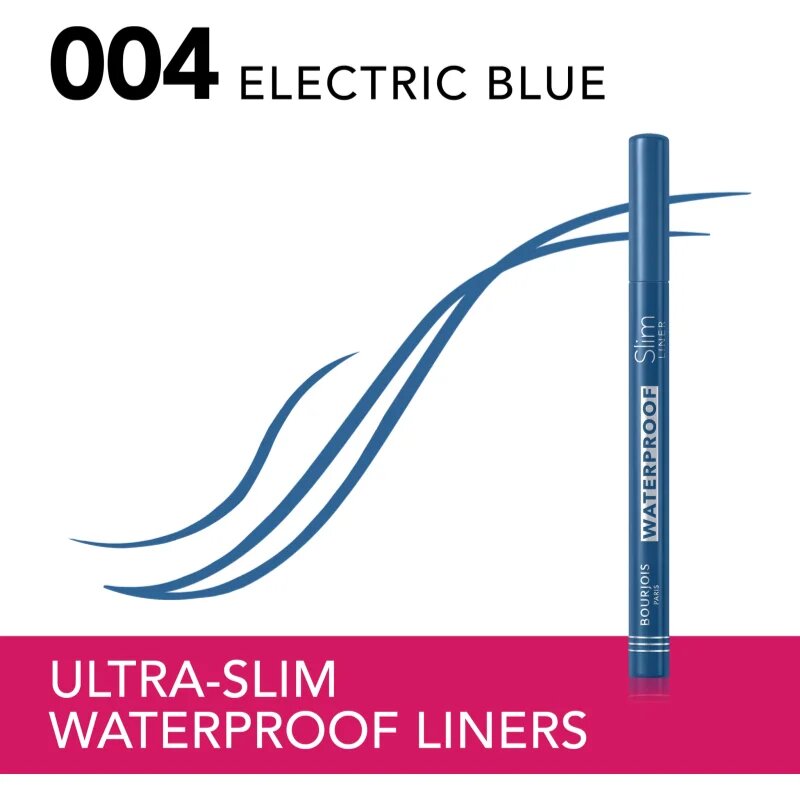 Bourjois Ultra Slim Waterproof Liner водоустойчив молив за очи цвят Blue Electric 1 мл.