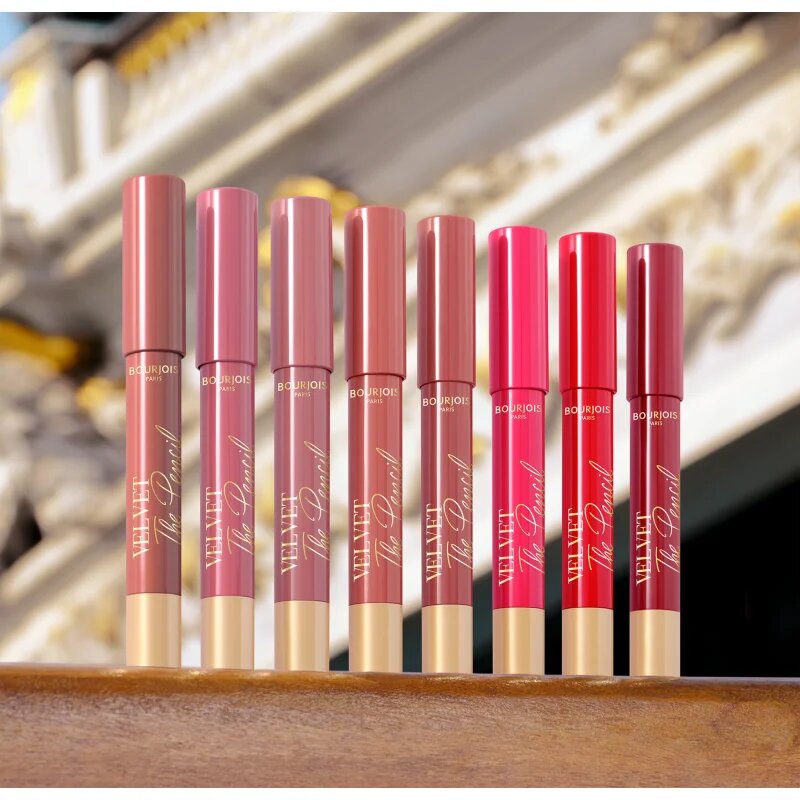 Bourjois Velvet the Pencil стик-червило с матиращ ефект цвят 02 Amou-Rose 18 гр.