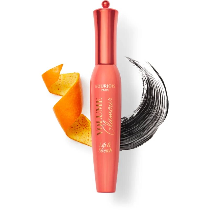 Bourjois Volume Glamour Lift & Stretch спирала за обем и извиване на мигли цвят 01 Black 12 мл.