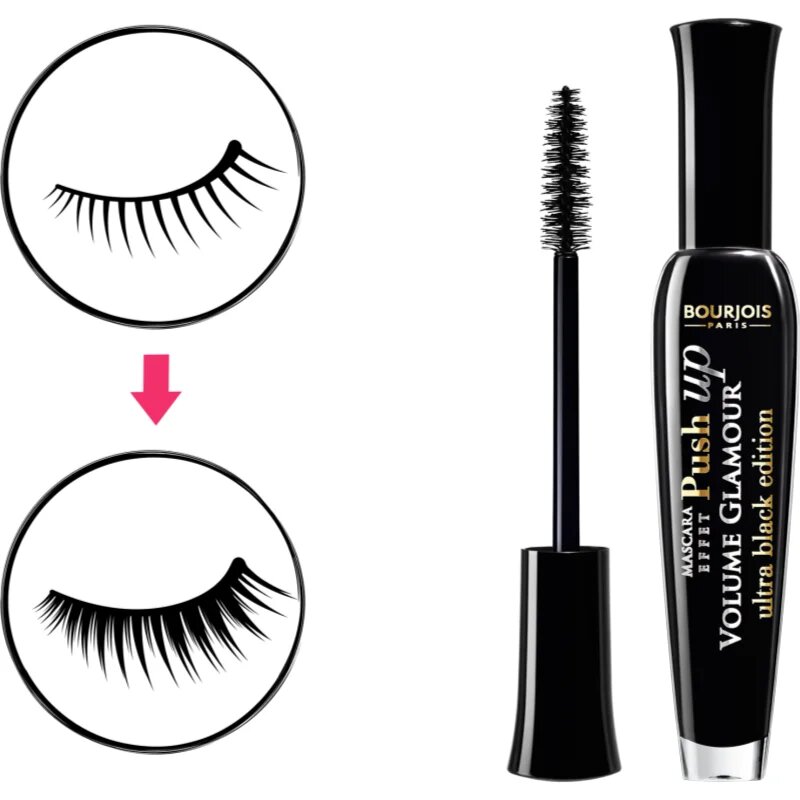 Bourjois Volume Glamour спирала за обем и извиване на мигли цвят 31 Ultra Black 7 мл.