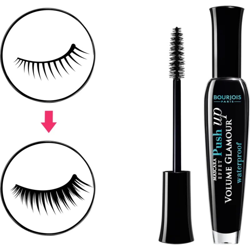 Bourjois Volume Glamour водоустойчива спирала за обем и извиване на мигли цвят 71 Black 7 мл.