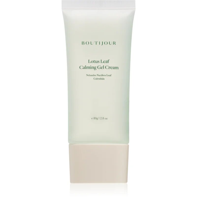 BOUTIJOUR Lotus Leaf Calming Gel Cream хидратиращ и успокояващ крем за укрепване на кожната бариера 80 гр.