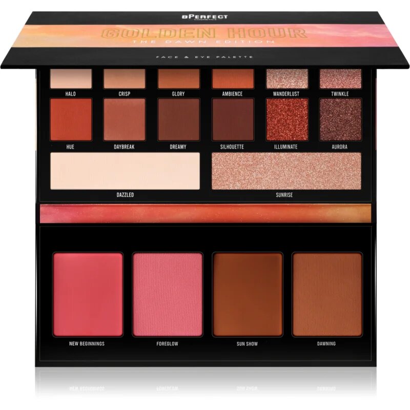 BPerfect Golden Hour The Dawn Edition мултифункционална палитра за лице 54.6 гр.