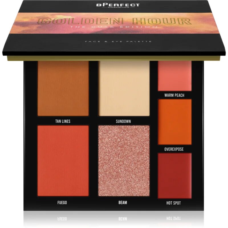 BPerfect Golden Hour The Dusk Edition мултифункционална палитра за лице 40.7 гр.