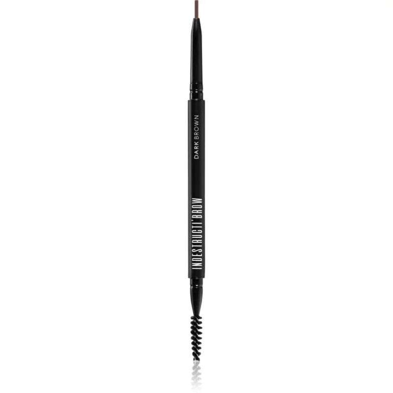 BPerfect Indestructi'Brow дълготраен молив за вежди с четка цвят Dark Brown 10 гр.