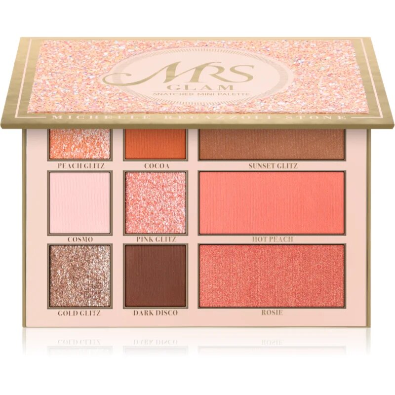 BPerfect Mrs Glam Snatched Mini Palette мултифункционална палитра за лице 22 гр.