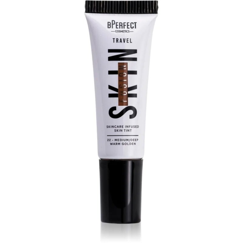BPerfect Skin Fusion Travel mini тониращ крем малка опаковка цвят medium/deep warm golden 10 мл.