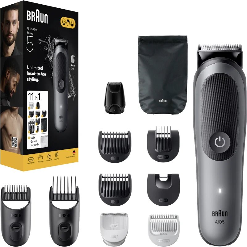 Braun All-In-One Series 5 AIO5560 комплект за грижа за косата и тялото 1 бр.