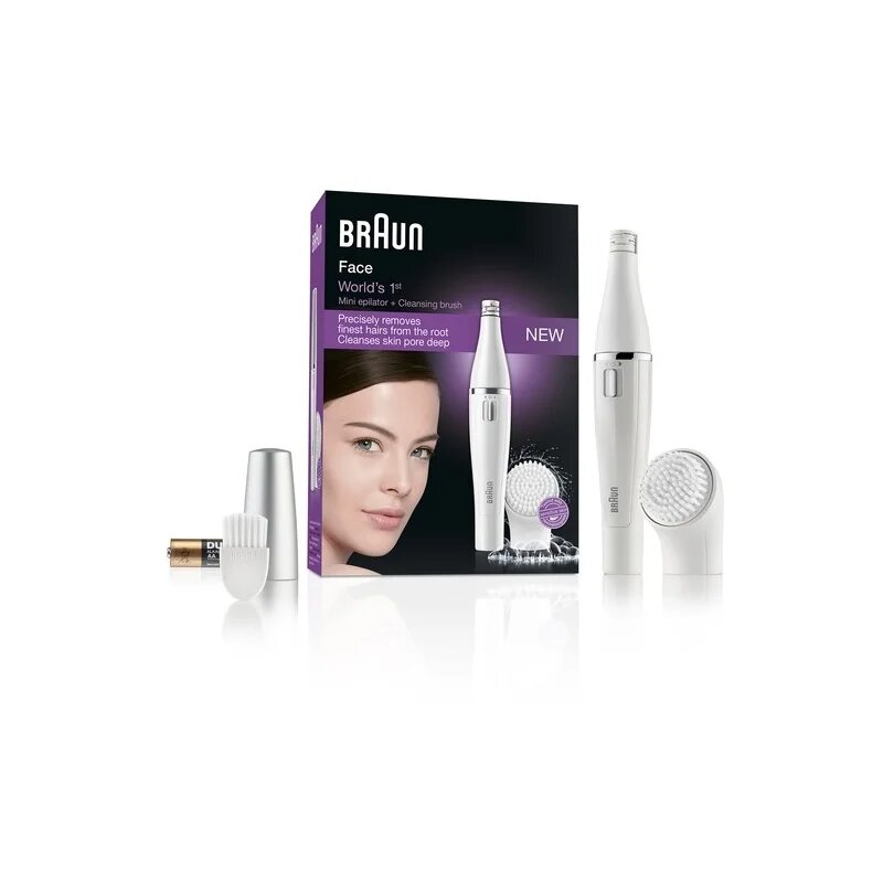 Braun Face 810 епилатор с четка за почистване за лице 1 бр.