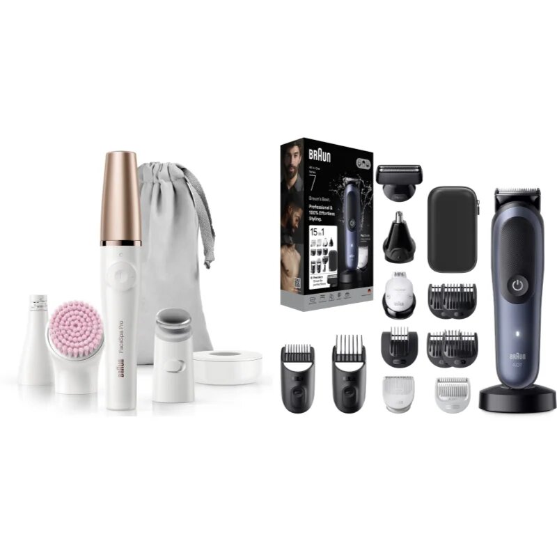 Braun Face SE912 & All-In-One Series 7 комплект за лице коса и брада