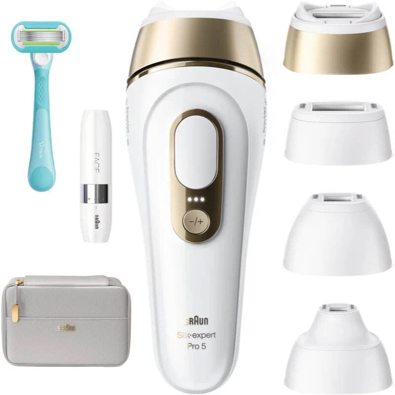 Braun IPL Silk·expert Pro 5 PL5412 смарт IPL уред за отстраняване на косъмчета за тяло лице бикини зона и подмишници 1 бр.