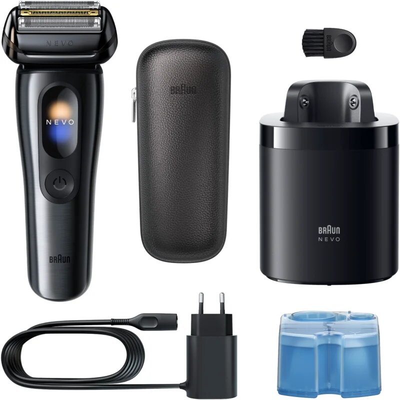 Braun NEVO 15010C електрическа самобръсначка с почистваща и зарядна станция 1 бр.
