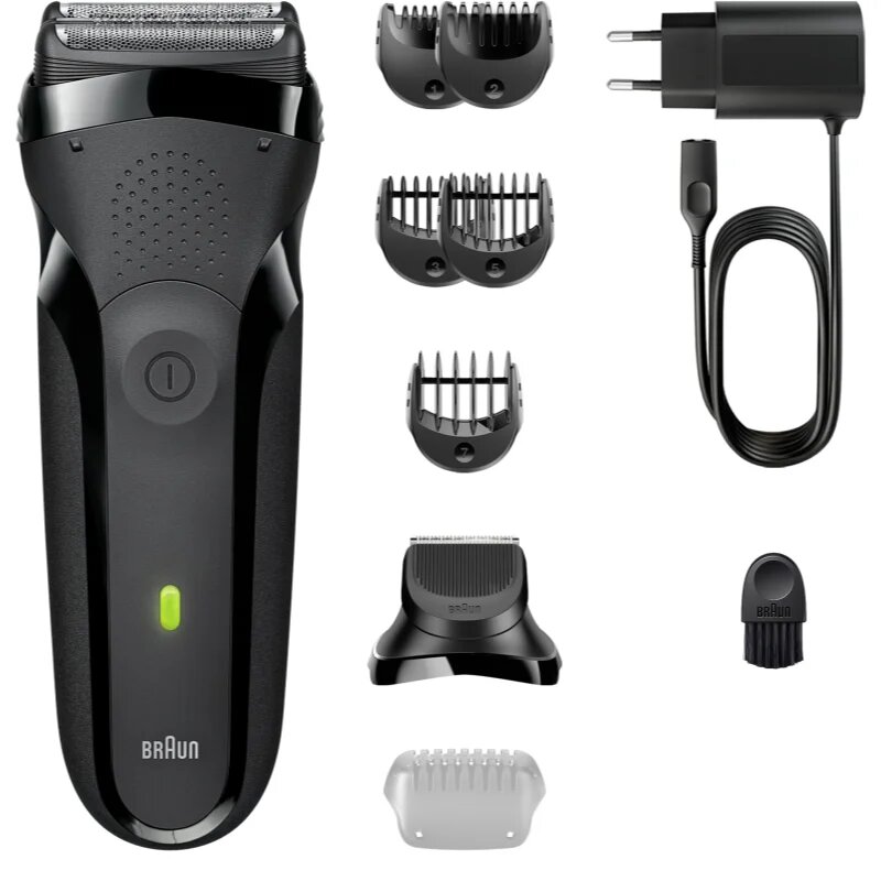 Braun Series 3 300 електрическа самобръсначка Black 1 бр.
