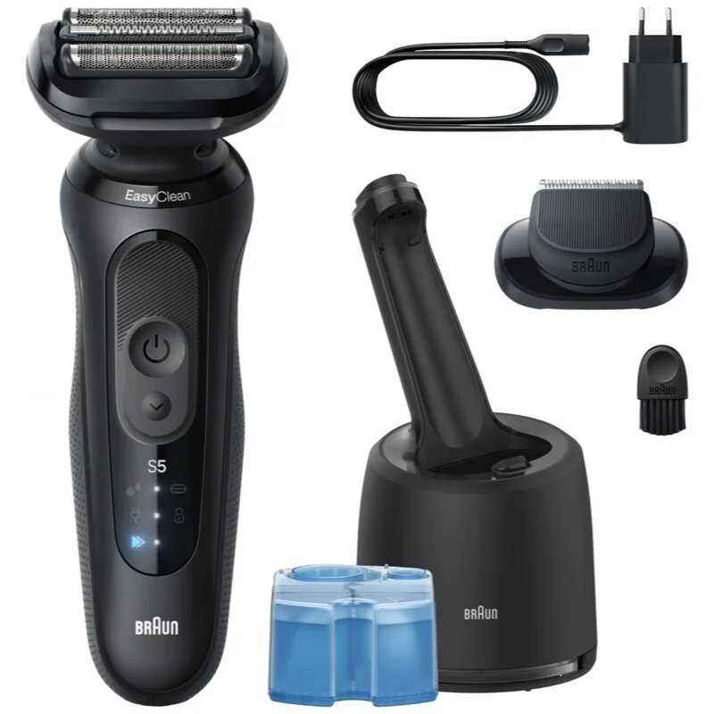 Braun Series 5 52-N7200cc електрическа самобръсначка с почистваща и зарядна станция SmartCare Black 1 бр.