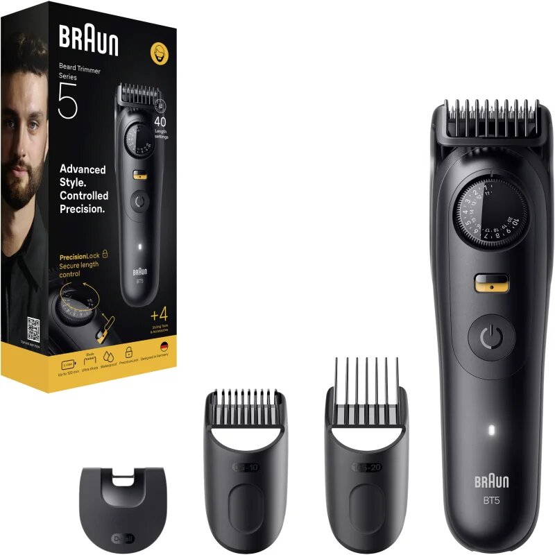 Braun Series 5 BT5520 машинка за подстригване на брада + 4 стилизиращи уреда 1 бр.