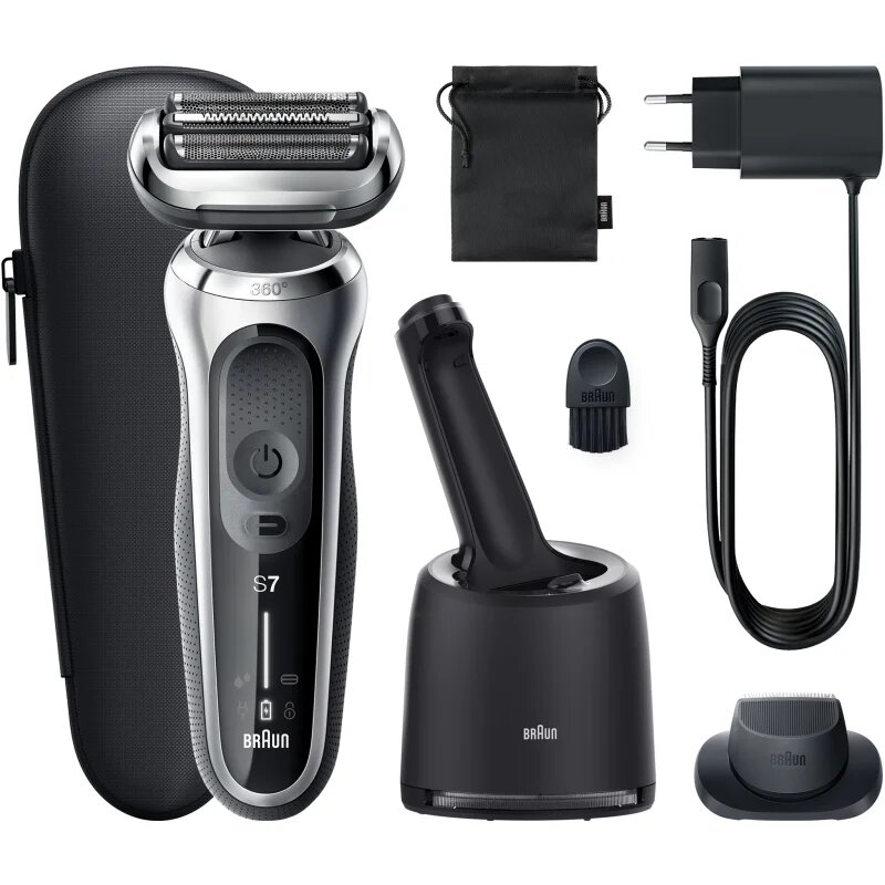 Braun Series 7 71-S7200cc електрическа самобръсначка Silver 1 бр.