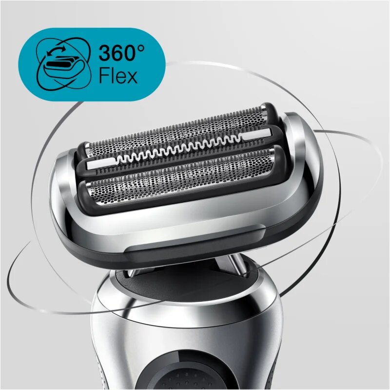Braun Series 7 71-S7200cc електрическа самобръсначка Silver 1 бр.