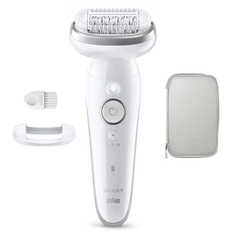 Braun Silk-épil 9 9-011 епилатор с изцяло подвижна глава за мокро и за сухо бръснене 1 бр.