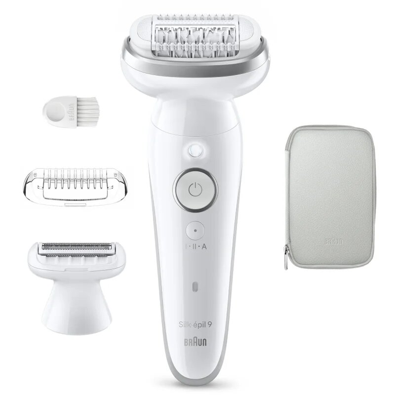 Braun Silk-épil 9 9-030 епилатор с изцяло подвижна глава за мокро и за сухо бръснене 1 бр.