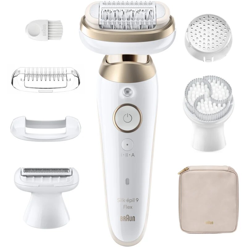 Braun Silk-épil 9 9-060 3D епилатор с изцяло подвижна глава за мокро и за сухо бръснене 1 бр.