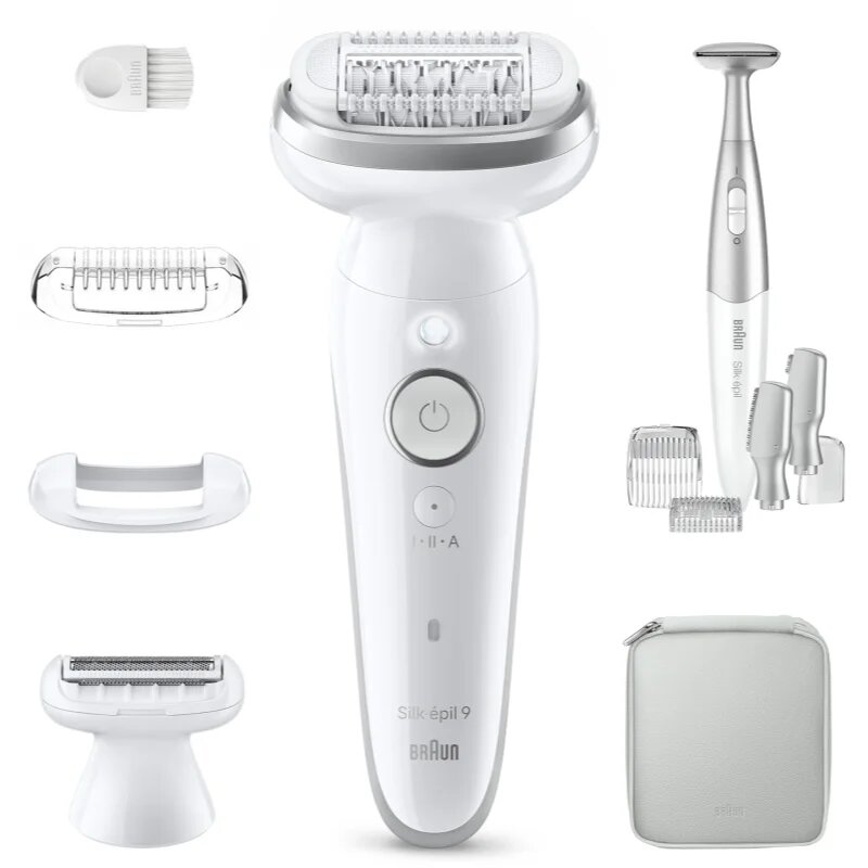 Braun Silk-épil 9 9-241 епилатор с изцяло подвижна глава за мокро и за сухо бръснене 1 бр.