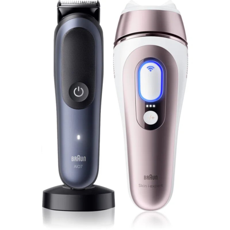 Braun Smart IPL Skin i·expert & All in One комплект за грижа за косата брадата и тялото