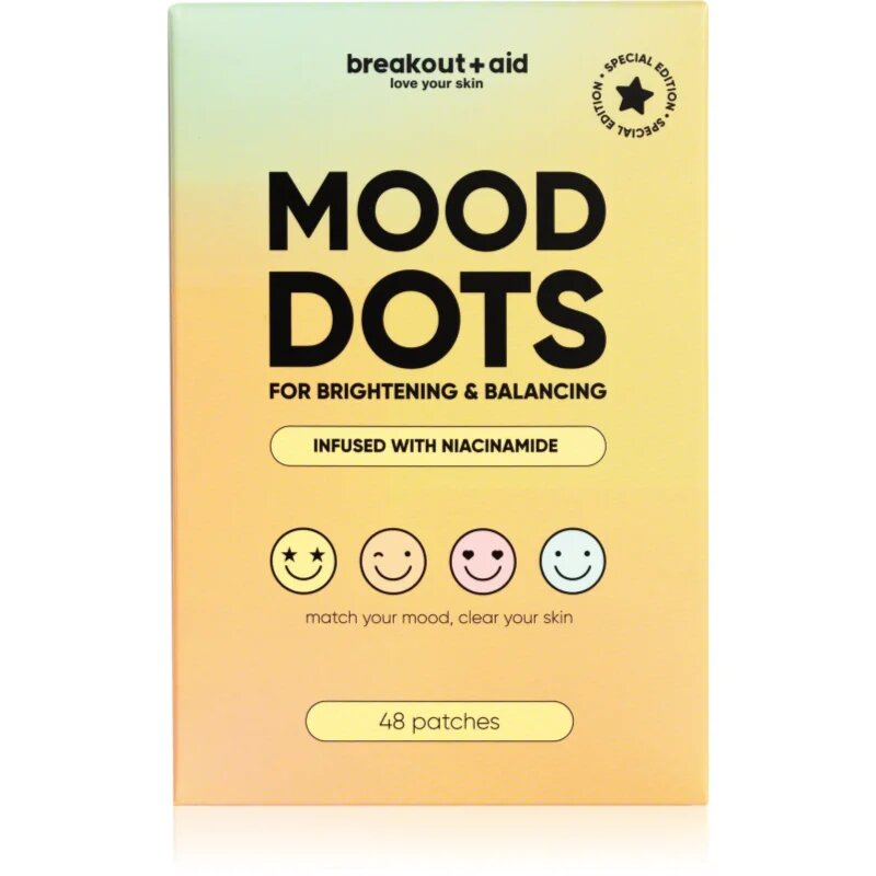breakout + aid MOOD DOTS лепенки за проблемна кожа с ниацинамид 48 бр.