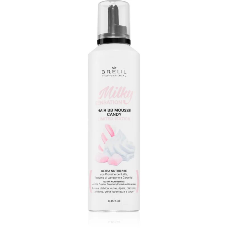 Brelil Professional BB Milky Candy пяна за коса с ефект на балсам 250 мл.