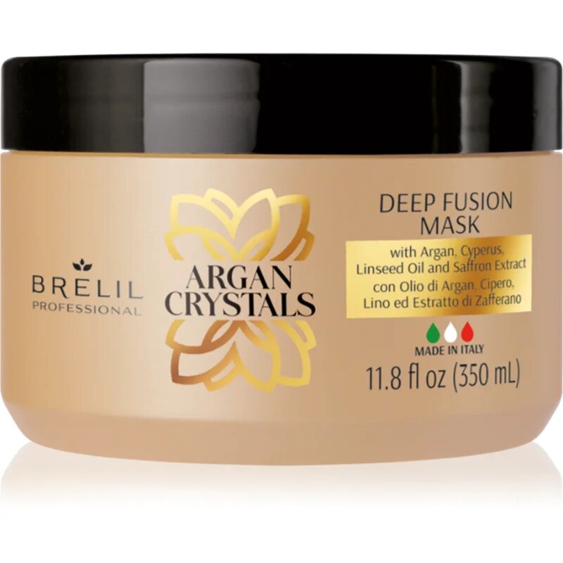Brelil Professional Cristalli di Argan Deep Fusion Mask хидратираща маска с арганово масло 350 мл.