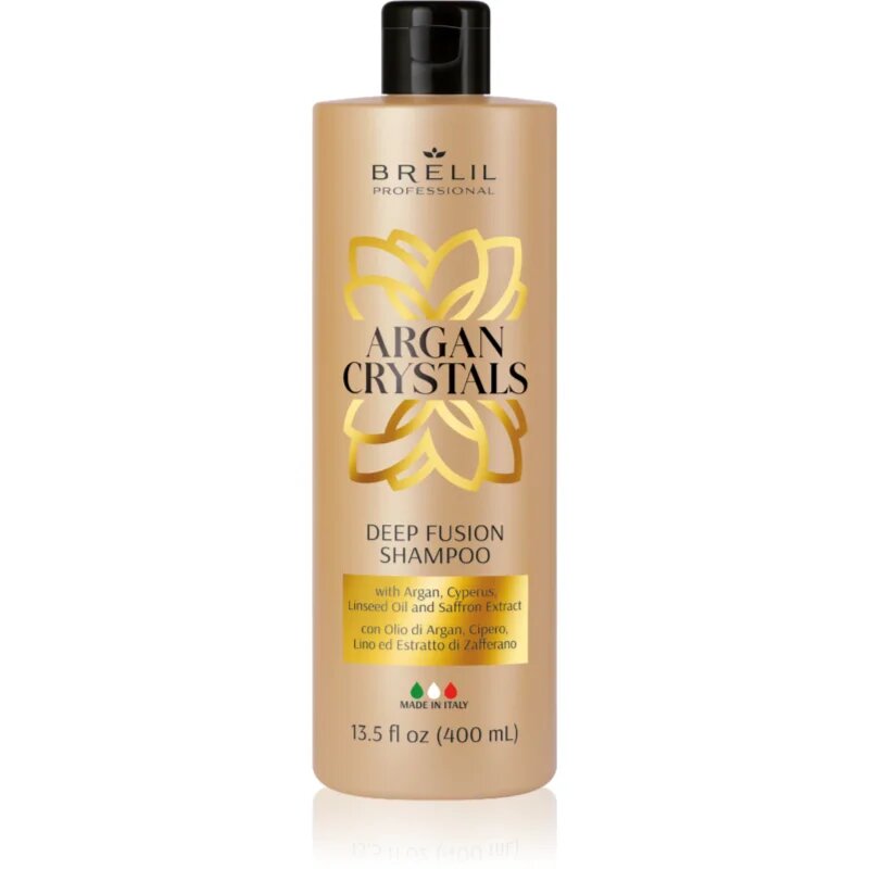 Brelil Professional Cristalli di Argan Deep Fusion Shampoo хидратиращ шампоан с арганово масло 400 мл.