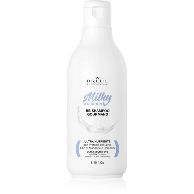 Brelil Professional Milky Sensation BB Shampoo регенериращ шампоан за слаба и увредена коса 250 мл.