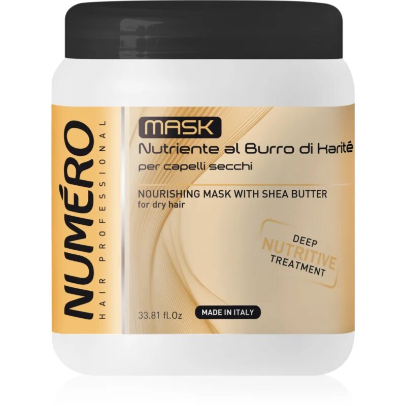 Brelil Professional Nourishing Mask подхранваща маска с масло от шеа за суха коса 1000 мл.
